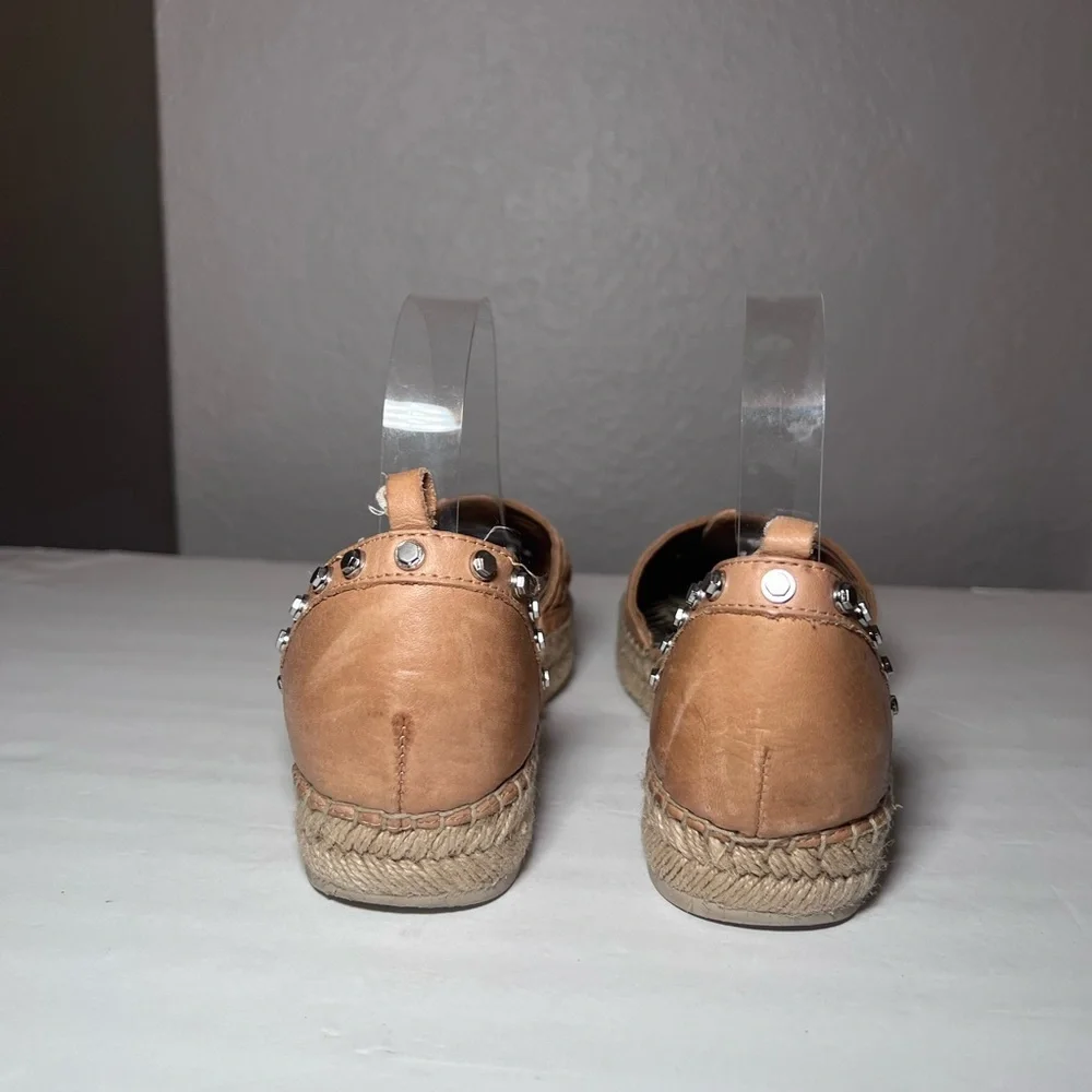 Dolce Vita Ceyla Espadrille Sandals Slip On Tan Brown Women Size 7.5
